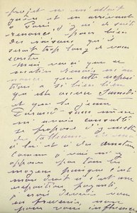Letter from Claude Monet to Berthe Morisot, 1888